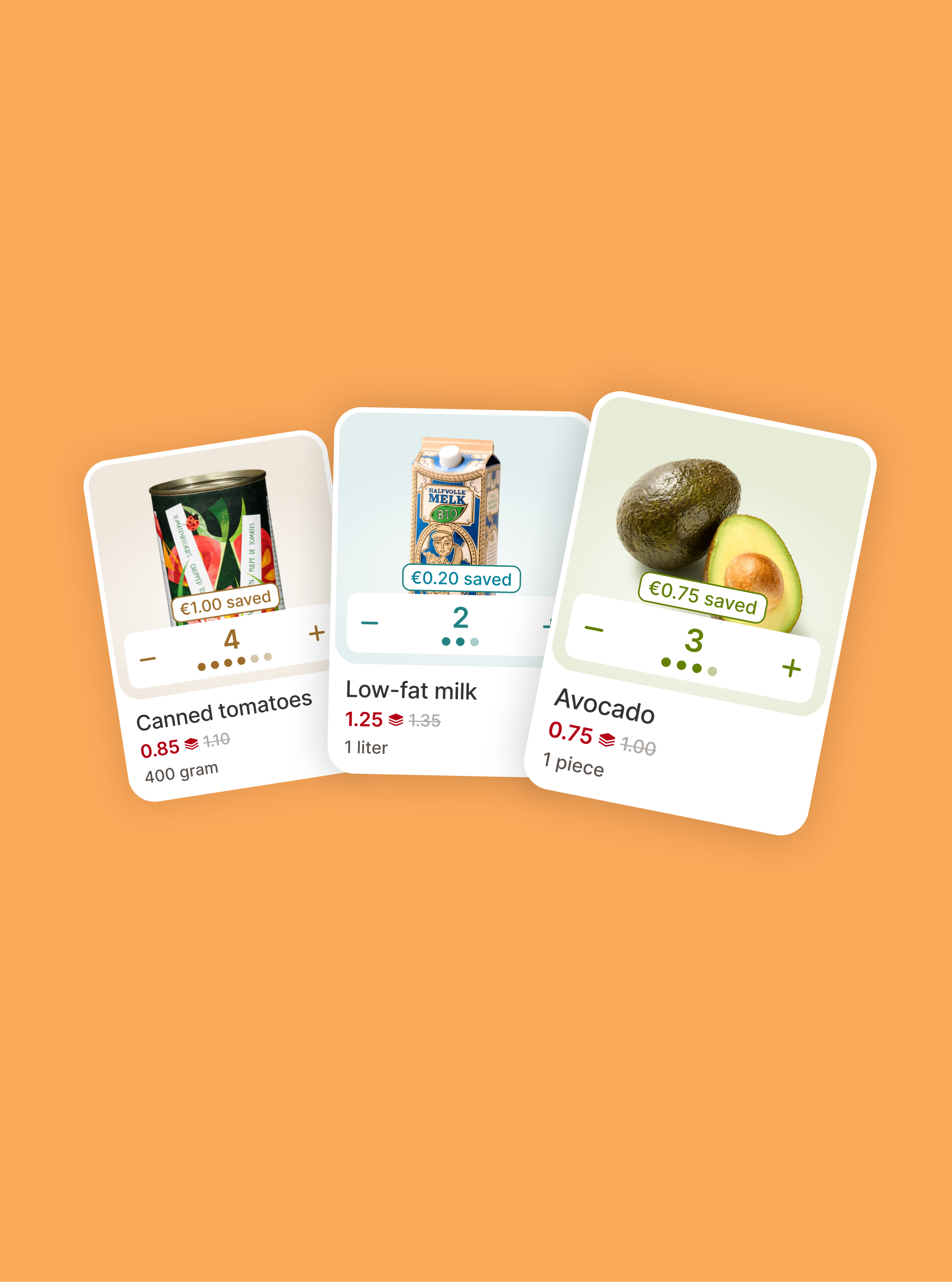 Picnic products demonstrating progressive savings